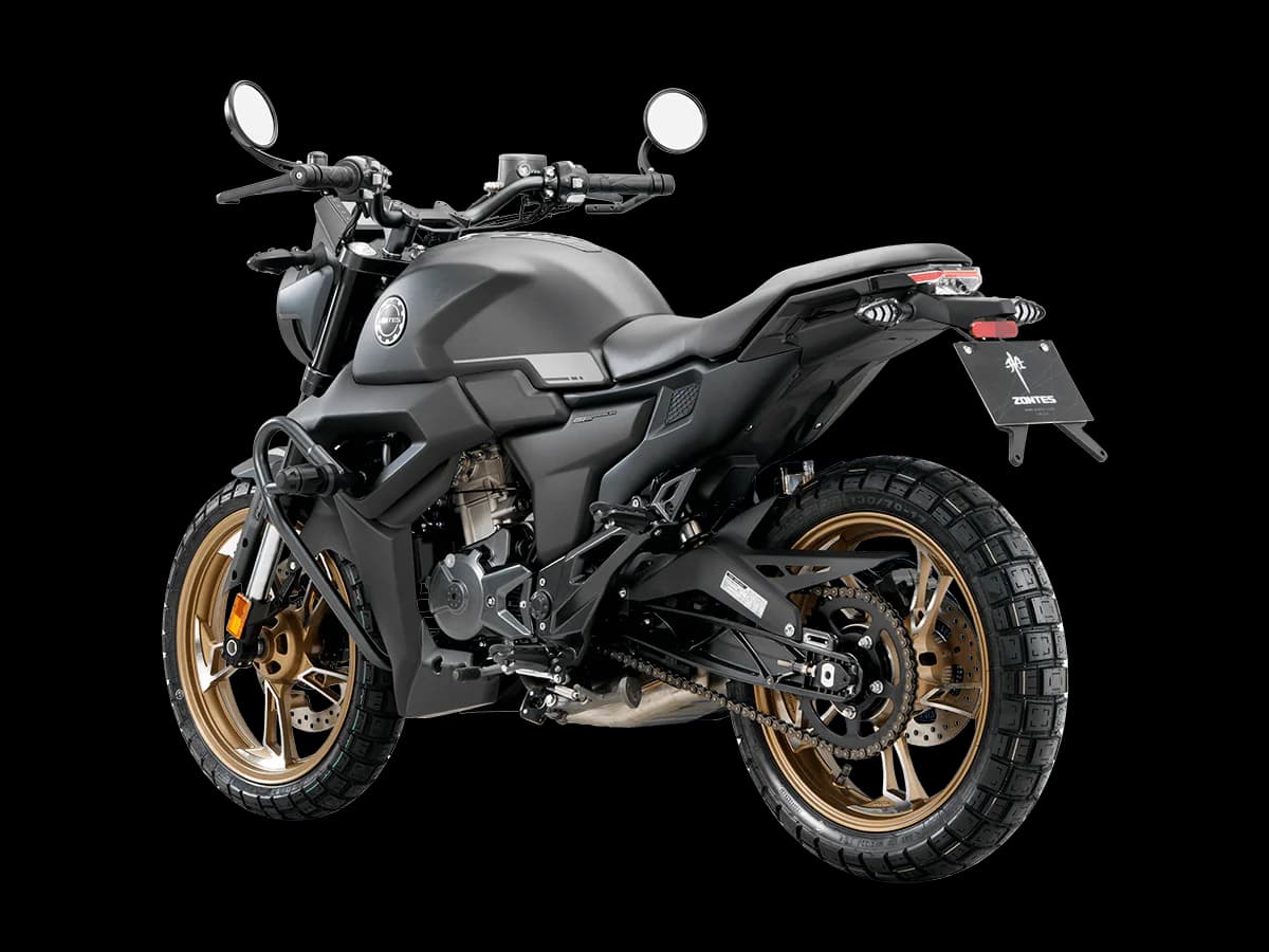 Zontes ZT125-G1, Чёрный/золотой — фото 6